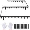 VEVOR Steel Landscape Edging, 5 Packs 39 x 5 in Rust-Resistant Metal Landscape Edging, Bendable Garden Edging Border, Heavy Duty Lawn Edging, Easy-to-Install, Flower Bed Yard Pathway Divider Dark Gray(40″ L x 4.5″ H (2+2.5in))