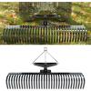 VEVOR Tow Behind Dethatcher, 48-inch Tow Dethatcher with 24 Spring Steel Tines, Lawn Dethatcher Rake for ATV or Mower, Tow Behind Lawn Rake with Lift Handle for Garden Farm Grass(60″ Tow Dethatcher with 3-point Attachments)