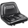 VEVOR Universal Tracor Seat, Lawn Mower Seat with Micro Switch and Drainage Holes, 6.3-11.8 inch Extended Slot Tractor Seat for Tractor Loader Excavator(One piece style)