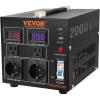 VEVOR Voltage Converter Transformer, 2000W, Heavy Duty Step Up/Down Transformer, Convert from 110 Volt to 220 Volt and from 220 Volt to 110 Volt, with US Outlet EU Outlet 5V USB Port, CE Certified(2000W)