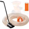 VEVOR Wood Chipper Shredder Mulcher, 7HP Heavy Duty Gas Powered Engine, 2” Max Diameter 212cc 4.1 kW, 4-Stroke 3-in-1 Woodchipper, Fast Chipping Chopping for Forestry, Gardens, EPA Certified(Wood Chipper Vacuum Kit)