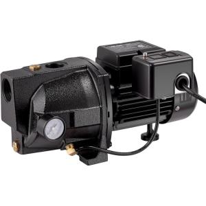 VEVOR 2 HP Shallow Well Jet Pump, 230 Volt, 5200 GPH Cast Iron Well Jet Pump, with 112 ft Max Head Lift, Check Valve, Thermal Protection, Automatic On/Off, for Garden Irrigation Lawn Sprinkler System(1/2 HP)