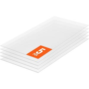 VEVOR 24 Pack Polycarbonate Greenhouse Panels, 2′ X 4′ X 0.16” Roof Panels Sheets, Waterproof UV Protected Corrugated Plastic Roofing, Impact Resistance Clear Roofing Sheets for Greenhouse/Garden(5PCS / 4FT * 2FT * 0.32IN)