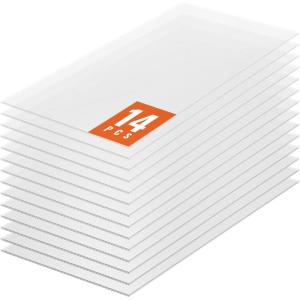 VEVOR 24 Pack Polycarbonate Greenhouse Panels, 2′ X 4′ X 0.16” Roof Panels Sheets, Waterproof UV Protected Corrugated Plastic Roofing, Impact Resistance Clear Roofing Sheets for Greenhouse/Garden(14PCS / 4FT * 2FT * 0.16IN)