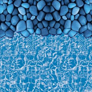 VEVOR 24-ft Round Above Ground Pool Liner, Unibead Pool Liners, Standard Gauge, 52inch Wall Height, Designed for Steel Sided Above-Ground Swimming Pools(Oval)