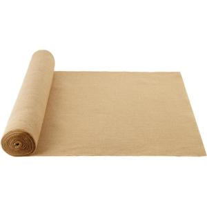 VEVOR Burlap Fabric Roll, 40” x 150 ft & 45 x 45 High Density Wide Natural Burlap Fabric Rolls, Jute Fabric Burlap Tree Wrap Roll, for Decor, Crafts, Wedding, Gardening, Plant & Tree Winter Covering(40 inch x 150 ft)