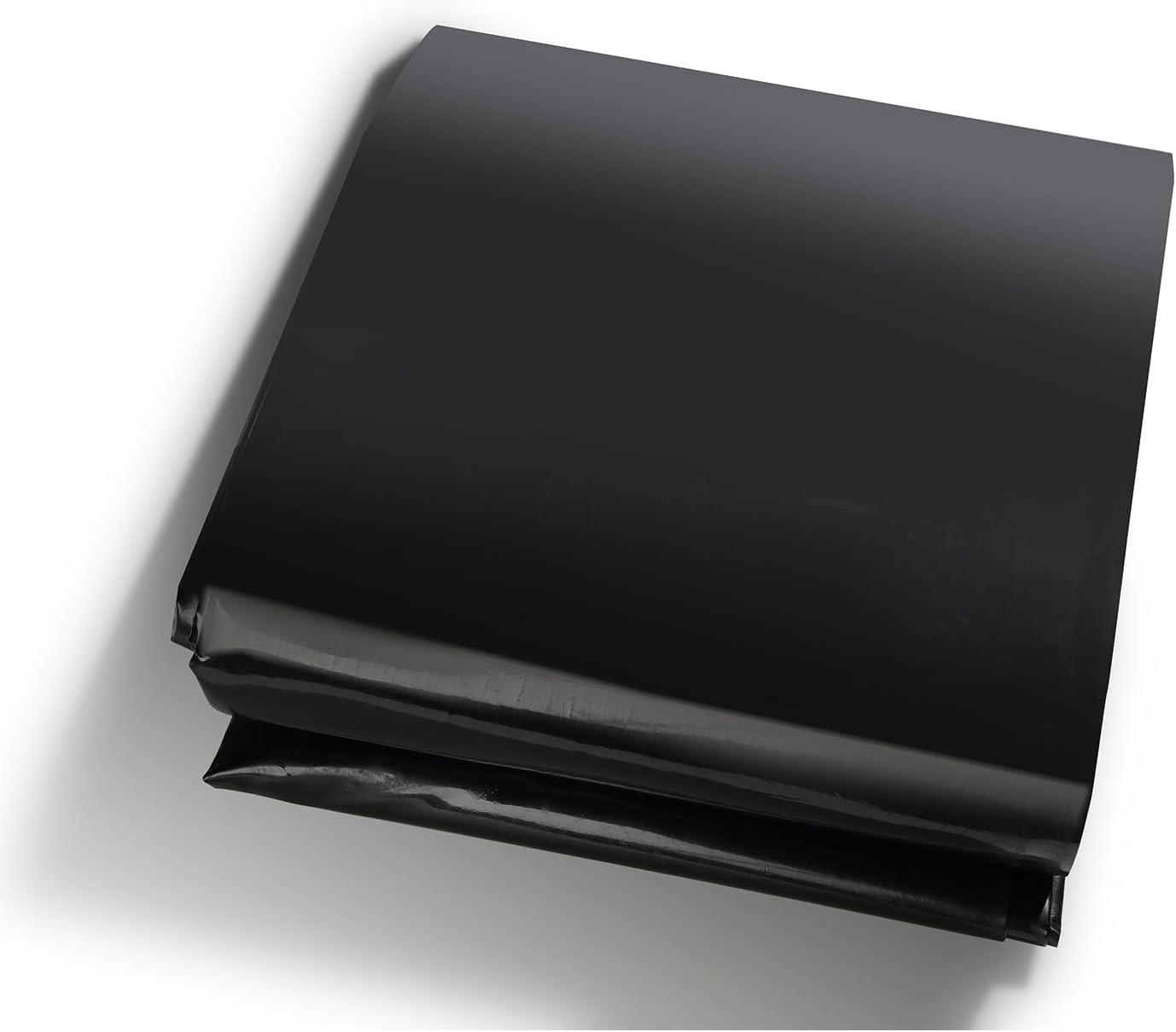 image:imageVEVOR 10 x 13 ft Pond Liner 20 Mil Thickness Pliable amp Durable LLDPE Material Easy Cutting Underlayment for Fish or KoiWaterfall Fountains Water Gardens Black10 x 13 ft