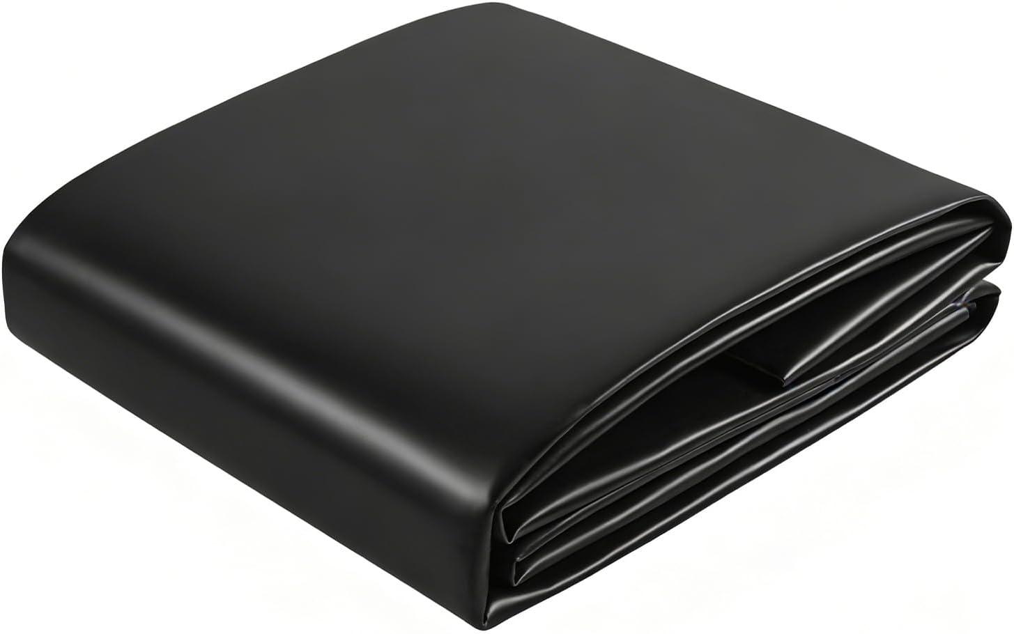 image:imageVEVOR 10 x 13 ft Pond Liner 20 Mil Thickness Pliable amp Durable LLDPE Material Easy Cutting Underlayment for Fish or KoiWaterfall Fountains Water Gardens Black15 x 15 ft