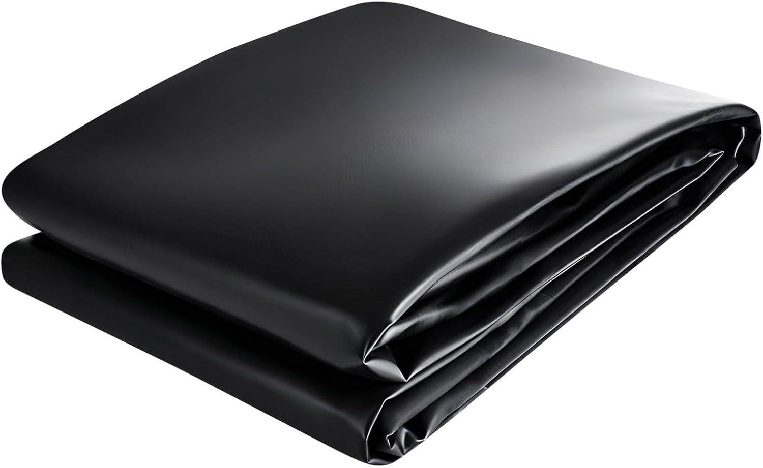 image:imageVEVOR 10 x 13 ft Pond Liner 20 Mil Thickness Pliable amp Durable LLDPE Material Easy Cutting Underlayment for Fish or KoiWaterfall Fountains Water Gardens Black20 x 25 ft