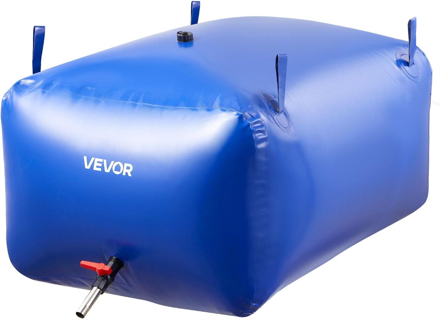 image:imageVEVOR 240L634 Gallon Water Storage Bladder Portable RV Water Tank 1000D PVC Collapsible Water Storage Containers Soft Water Storage Bag Water Bladder Fire Prevention Camping Emergency WaterBlue