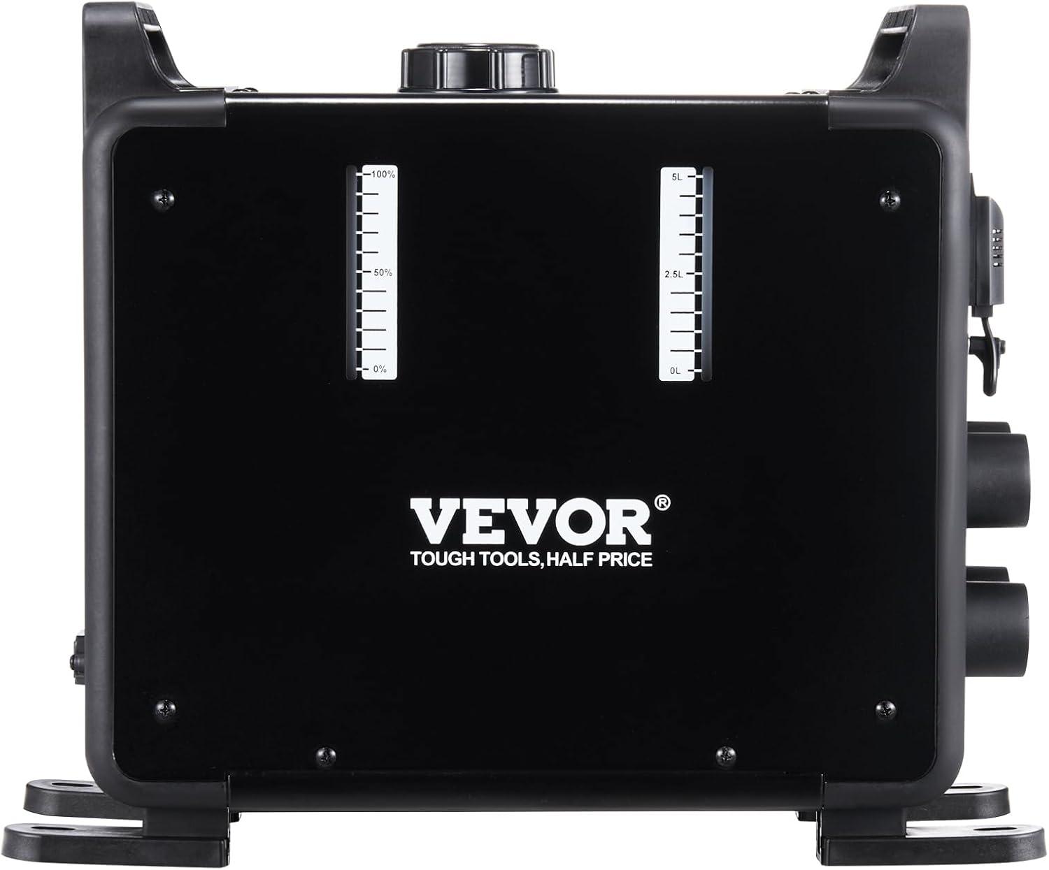 image:imageVEVOR 8KW Diesel Air Heater 12V24V All in One Bluetooth APP Control Remote Control and Display Screen CO Alarm Fast Heating Vertical Portable for Vehicles GarageBlack