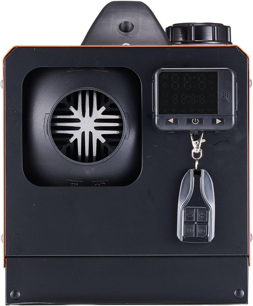 image:imageVEVOR Diesel Heater 12V Allinone Diesel Air Heater with Remote Control and LCD Display 5L Fuel Tank Fast Heating Portable Diesel Parking Heater for RV Truck 8KW Basic Red8KWOrange