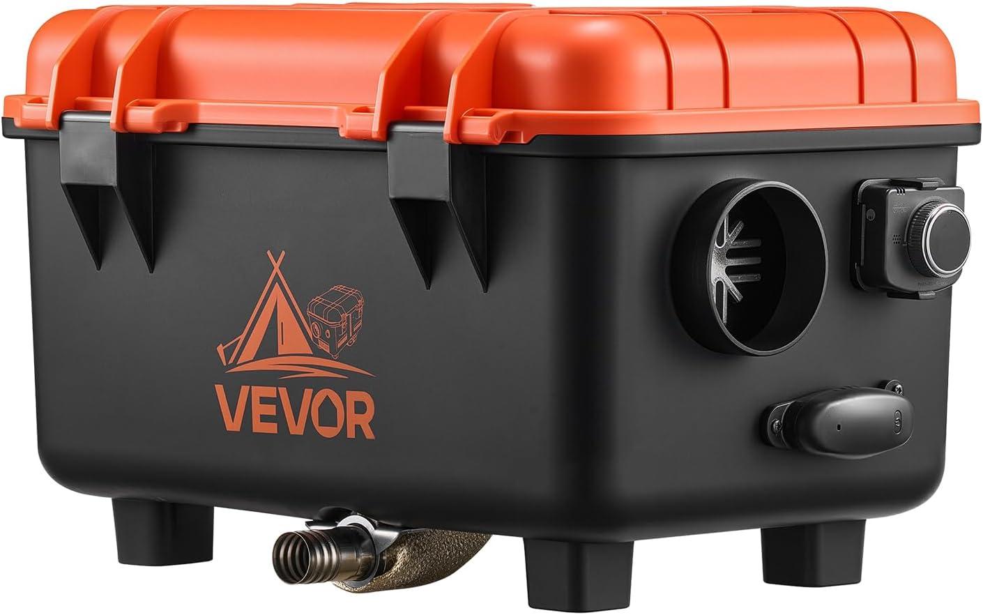 image:imageVEVOR Diesel Heater 8KW DC 12V24V All in One Portable Diesel Air Heater with Remote Control and LCD Screen Fast Heating Low Noise 11 Gal Fuel Tank for Trucks Vans RVs Campers and GaragesBlackOrangeW