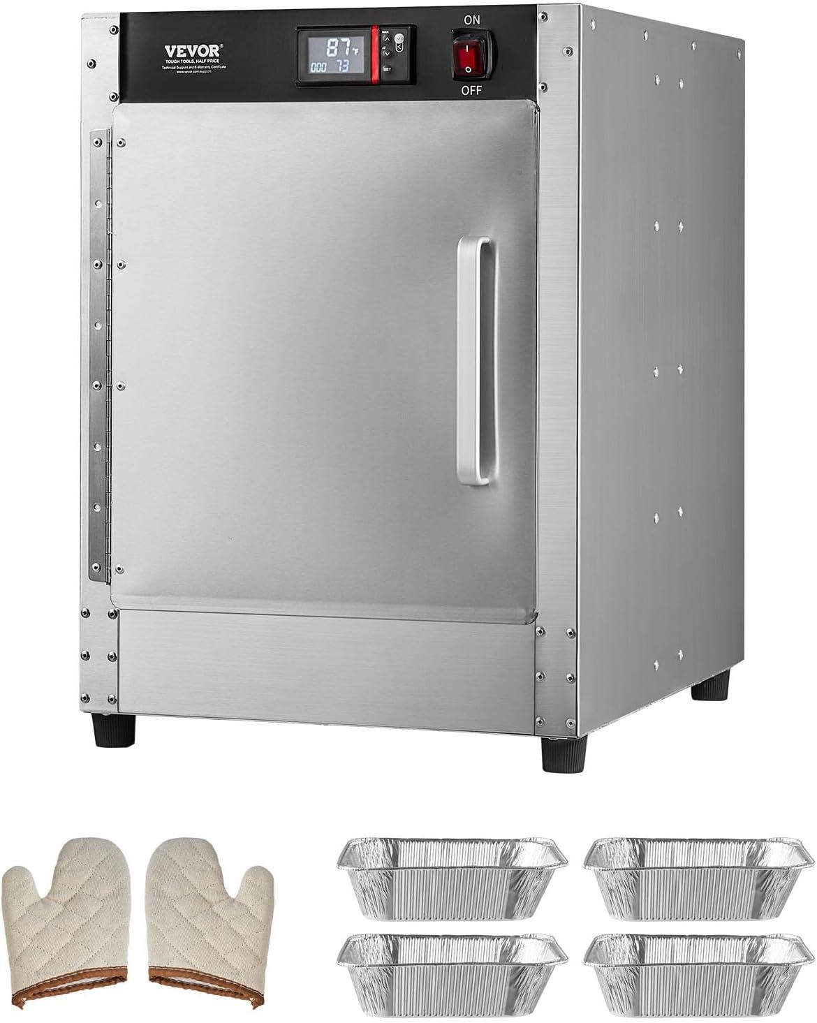 image:imageVEVOR Electric Hot Box Food Warmer 5Tier Commercial Warming Cabinet with Water Tray SingleDoor and Adjustable Shelves Stainless Steel Food Warmer Cabinet for Restaurant Kitchen Pizza Chicken4Tier Single Door