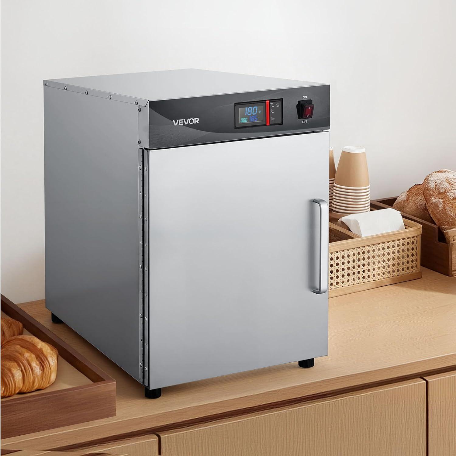 image:imageVEVOR Electric Hot Box Food Warmer 5Tier Commercial Warming Cabinet with Water Tray SingleDoor and Adjustable Shelves Stainless Steel Food Warmer Cabinet for Restaurant Kitchen Pizza Chicken4 Tier