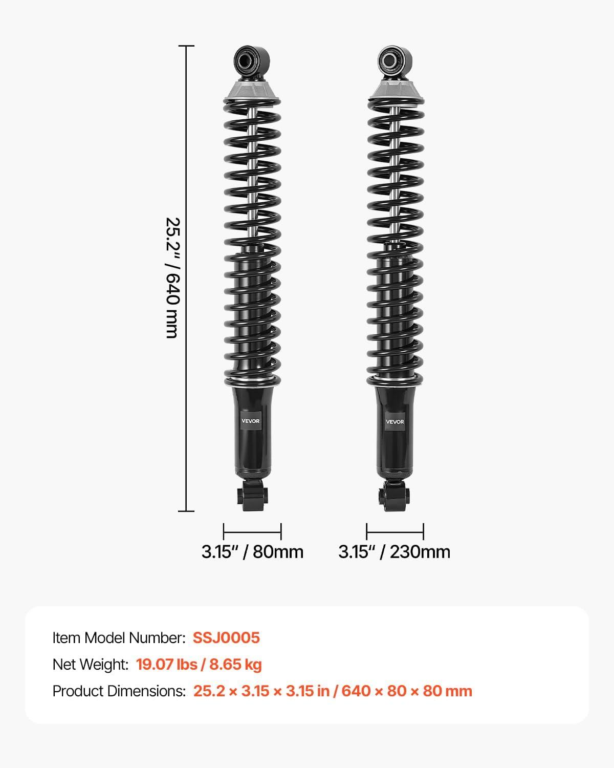 image:imageVEVOR Front Shock Absorber Strut Assembly 2Pcs Shock and Strut Assembly with Coil Spring Fit 20072012 GMC Acadia 20082012 Buick Enclave 20092012 Chevrolet Traverse Replace OE 116801725180006 suburban1500tahoe rear