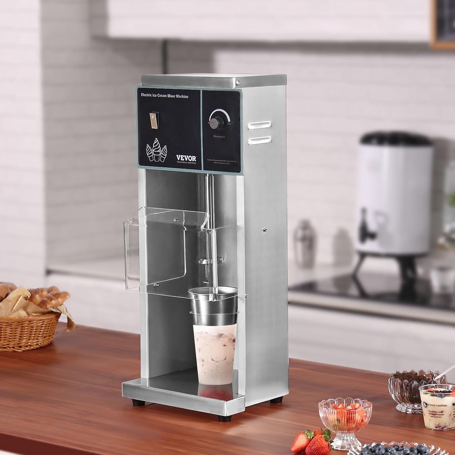 image:imageVEVOR Frozen Yogurt Blending Machine 400W Stepless Speed AdjustmentYogurt Milkshake Ice Cream Mixing Machine 4200RPM400W