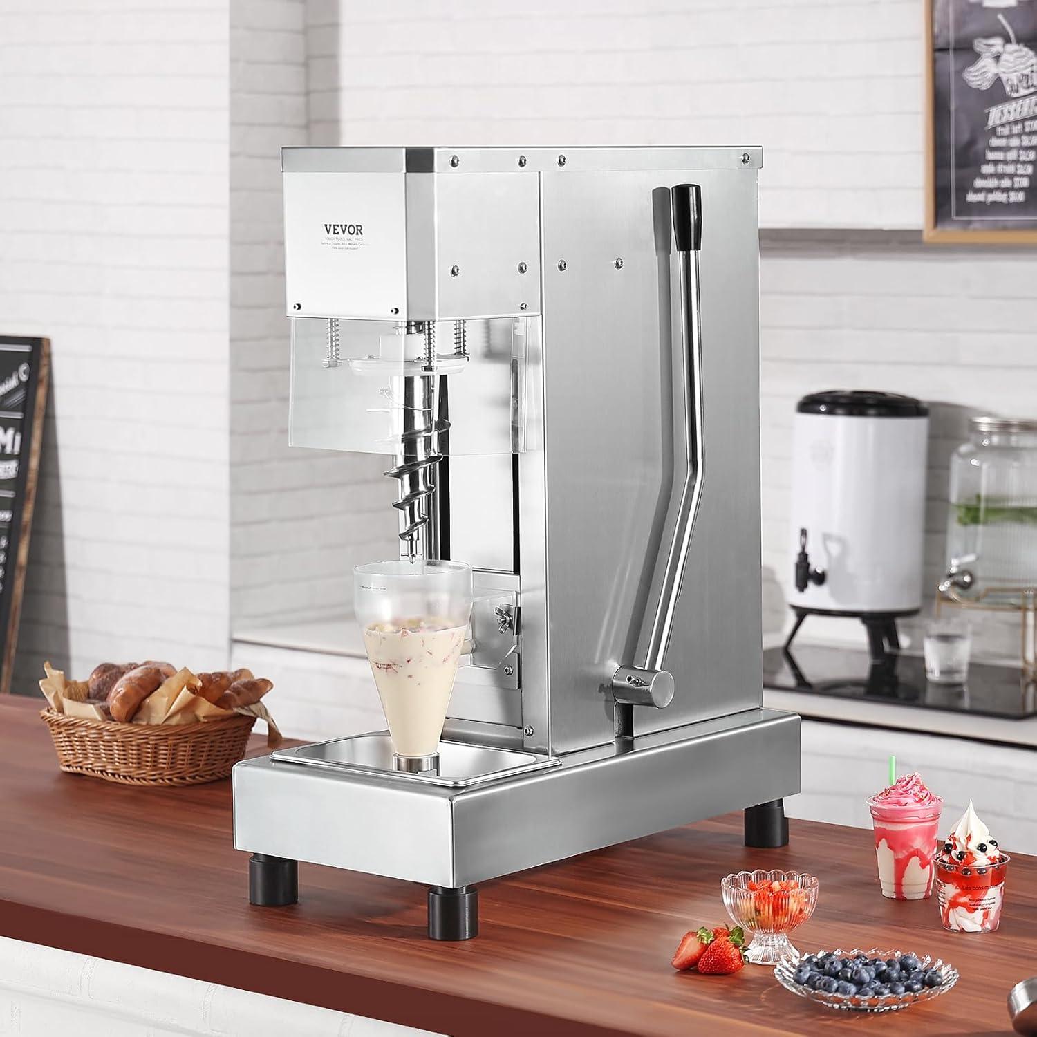 image:imageVEVOR Frozen Yogurt Blending Machine 400W Stepless Speed AdjustmentYogurt Milkshake Ice Cream Mixing Machine 4200RPM750W