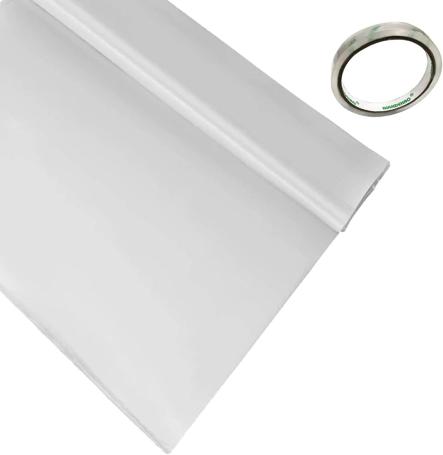 image:imageVEVOR Greenhouse Plastic Sheeting 8 x 25 ft 6 Mil Thickness UV Resistant Clear Polyethylene Film Hoop Green House Cover for Farms Agriculture Garden8 x 25 ft