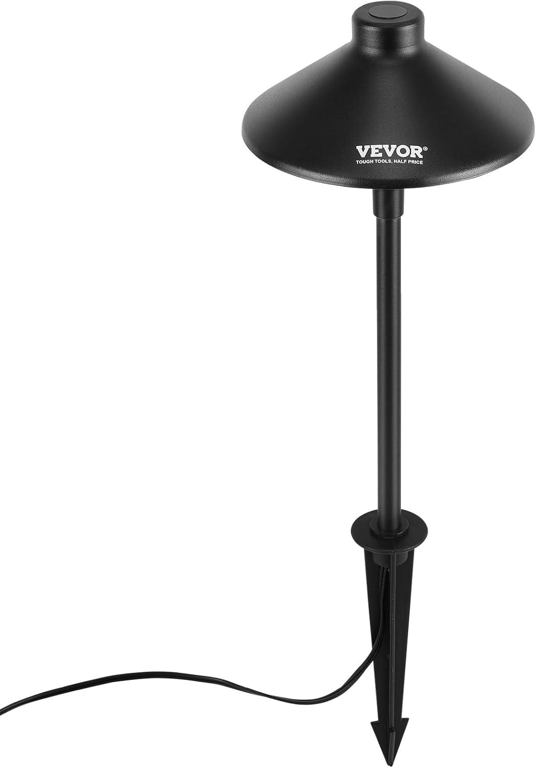 image:imageVEVOR Landscape Lighting 6W Low Voltage LED Landscape Lights IP66 Waterproof Landscape Spotlights Yard Lawn Garden Pathway Outdoor Lights 12V 24V 450LM Warm White 3000K 12 Pack with ConnectorsOutdoorWalkway Lights