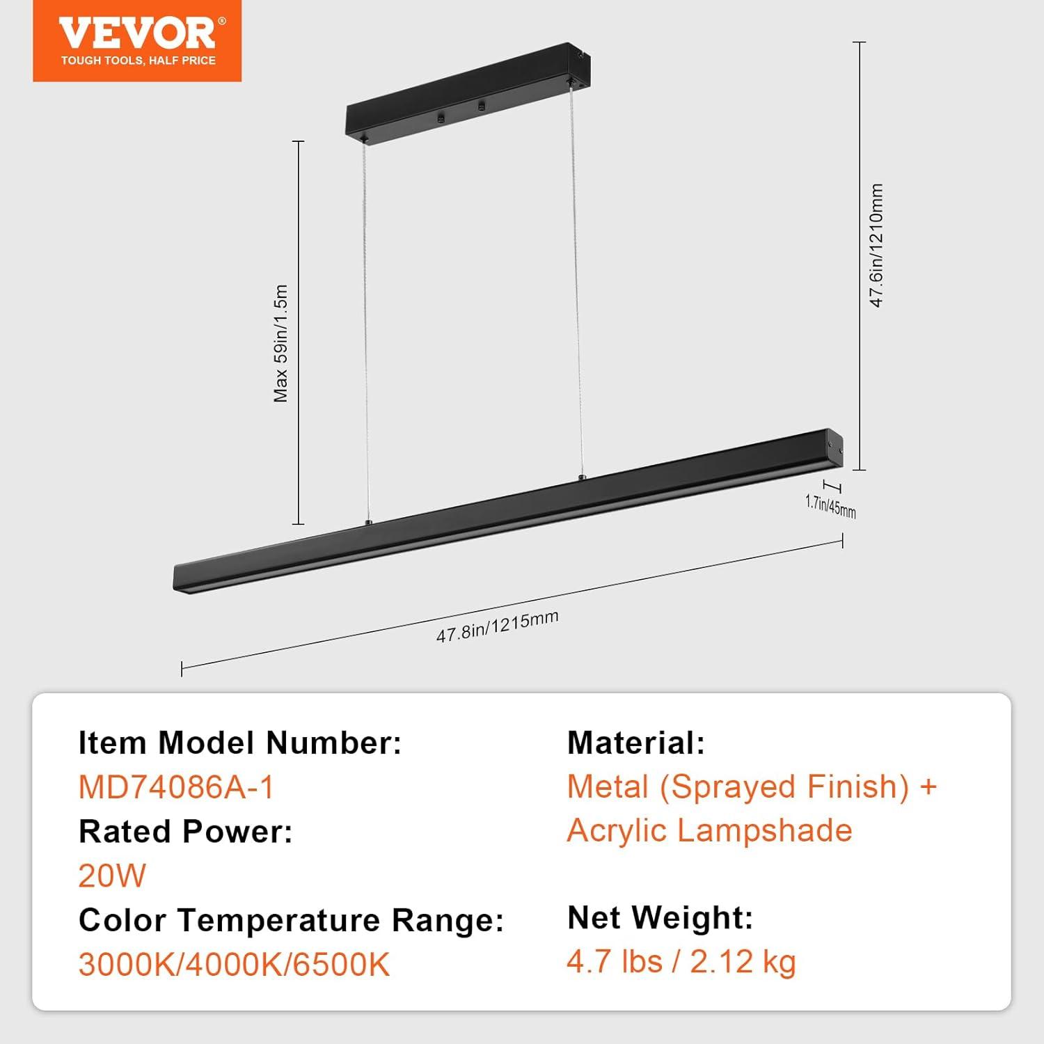 image:imageVEVOR Landscape Lighting 6W Low Voltage LED Landscape Lights IP66 Waterproof Landscape Spotlights Yard Lawn Garden Pathway Outdoor Lights 12V 24V 450LM Warm White 3000K 12 Pack with ConnectorsIndoorDimmable Linear Pendant Light