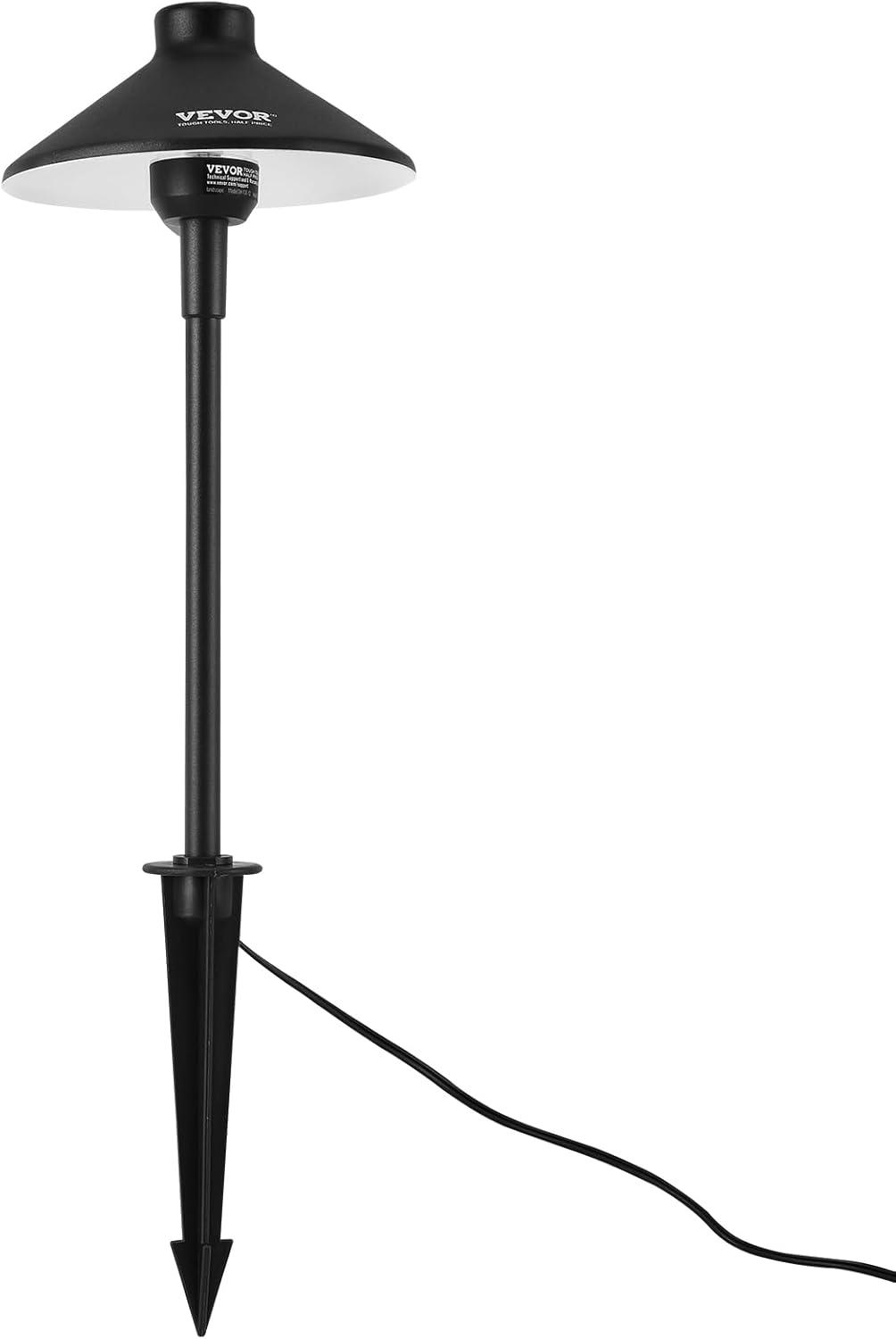 image:imageVEVOR Landscape Lighting 6W Low Voltage LED Landscape Lights IP66 Waterproof Landscape Spotlights Yard Lawn Garden Pathway Outdoor Lights 12V 24V 450LM Warm White 3000K 12 Pack with ConnectorsOutdoorWalkway Lights