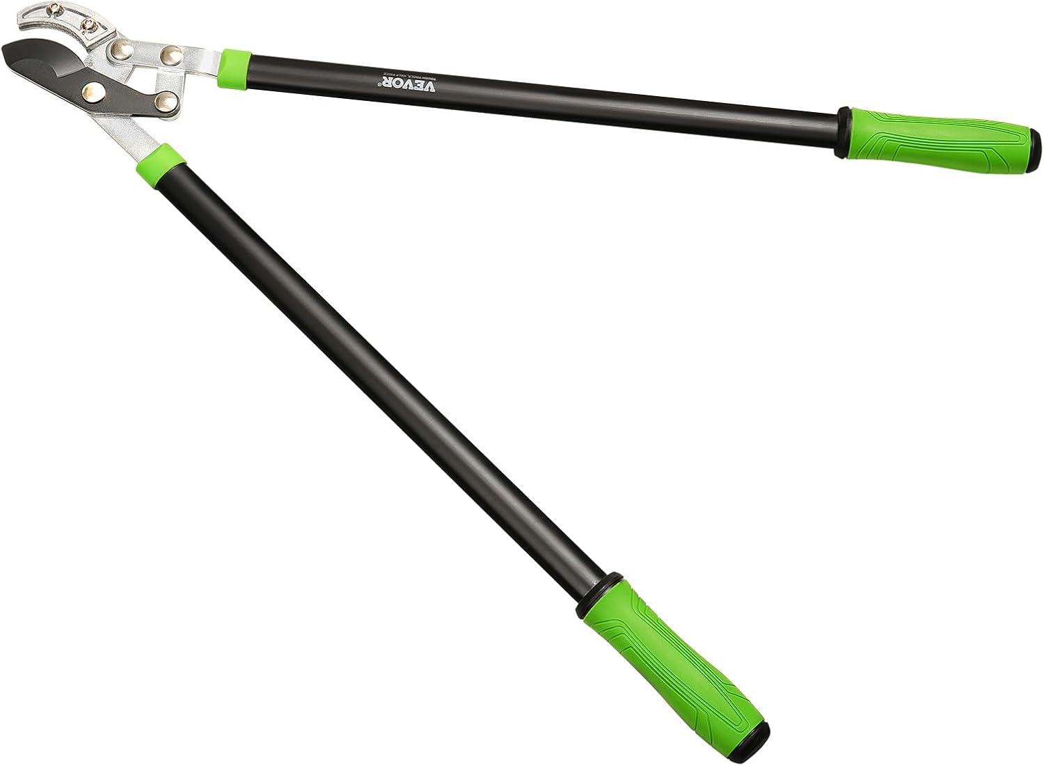 image:imageVEVOR Loppers for Tree Trimming 32 inch Garden Anvil Trimmer with Compound Action Sharp Steel Blade Heavy Duty Tree Branch Cutter Up to 2 inch Dia Cut Capacity Ergonomically Designed Handles