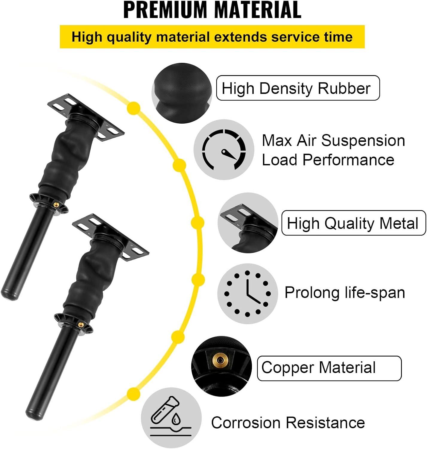 image:imageVEVOR Rear Cab Air Shock Absorber for International Prostar 2008 3595977C96 3595977C95 Cab Air Shock Dampen the Driving Vibration Two Piecea pair