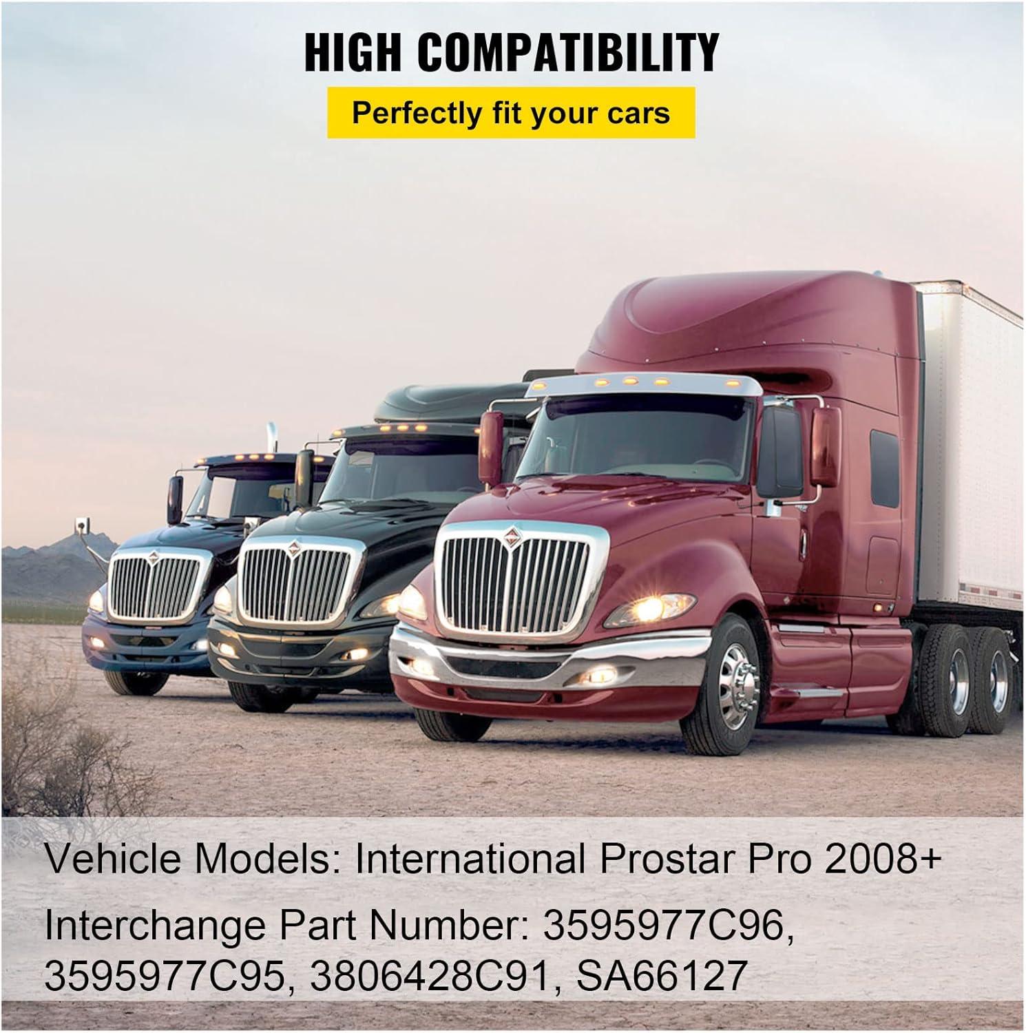 image:imageVEVOR Rear Cab Air Shock Absorber for International Prostar 2008 3595977C96 3595977C95 Cab Air Shock Dampen the Driving Vibration Two Piecea pair