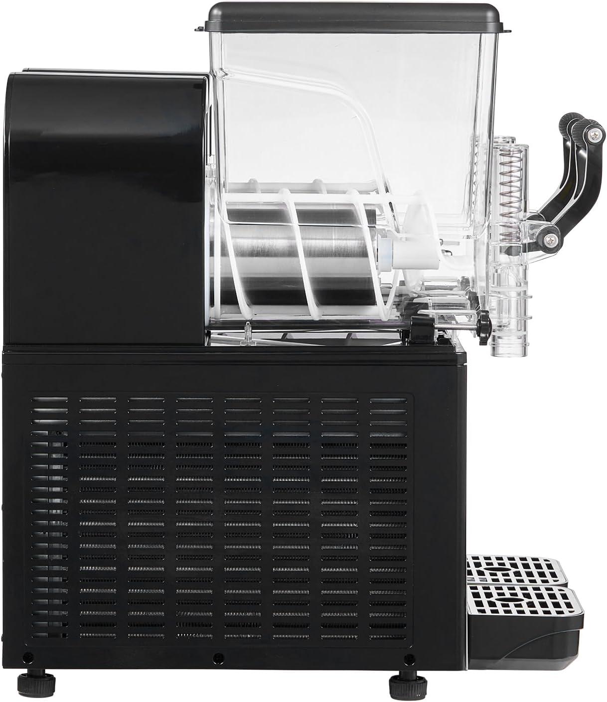 image:imageVEVOR Slushie Machine 3L100oz No Ice Needed Slushy Machine for Home Frozen Drink Maker with Single Tank Margarita Machine with SelfCleaning for Frozen Margaritas Frapps Milkshake amp MoreBlack