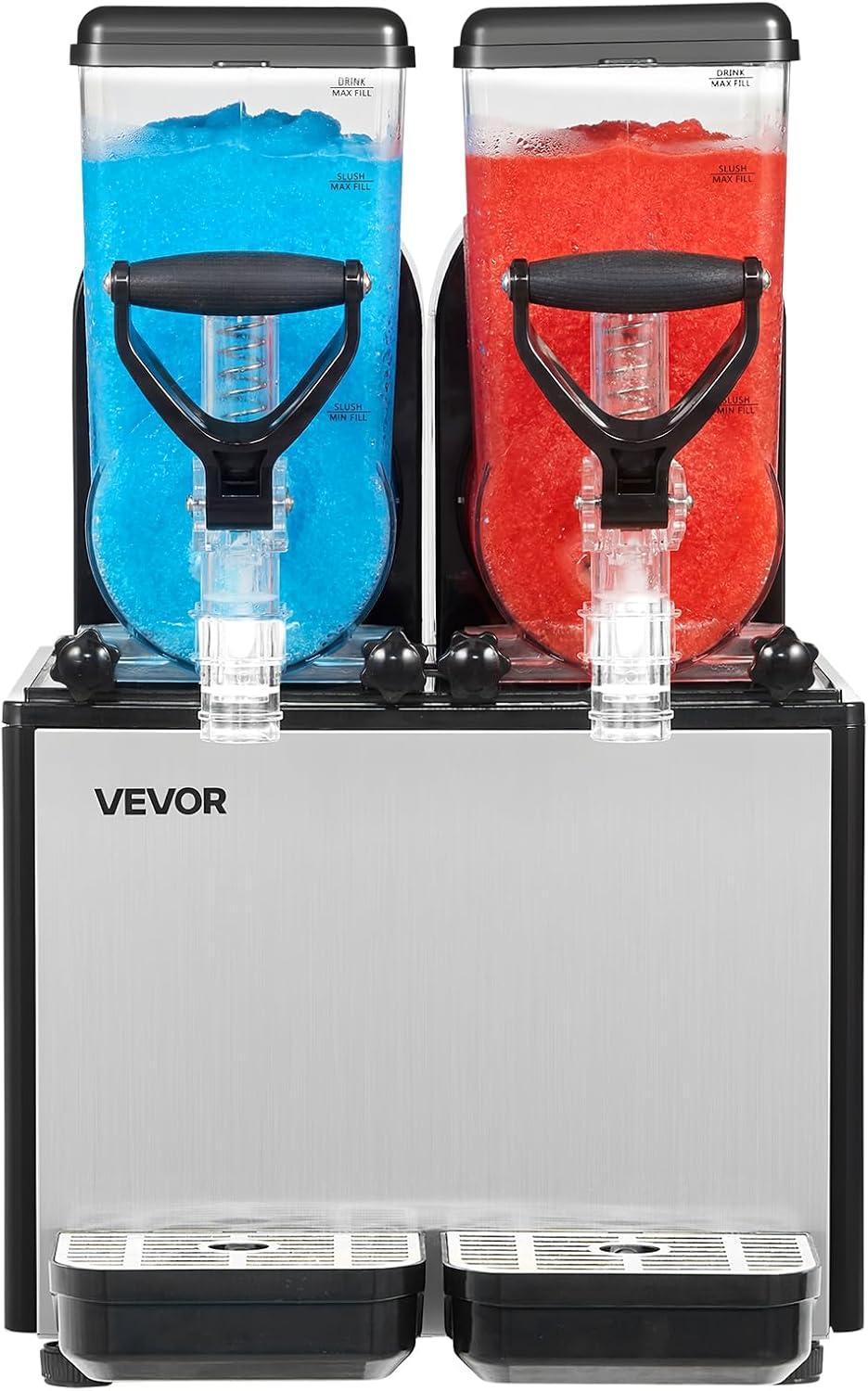image:imageVEVOR Slushie Machine 3L100oz No Ice Needed Slushy Machine for Home Frozen Drink Maker with Single Tank Margarita Machine with SelfCleaning for Frozen Margaritas Frapps Milkshake amp MoreBlack