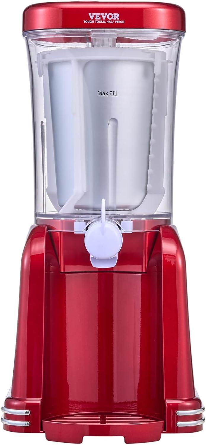 image:imageVEVOR Slushie Machine for Home 32oz Tank Homeuse Margarita Machine Smoothie Frozen Drink Maker with Foodgrade Materials Slushy Machine for Home DIY Kids Parties Red32 fl oz 09 L