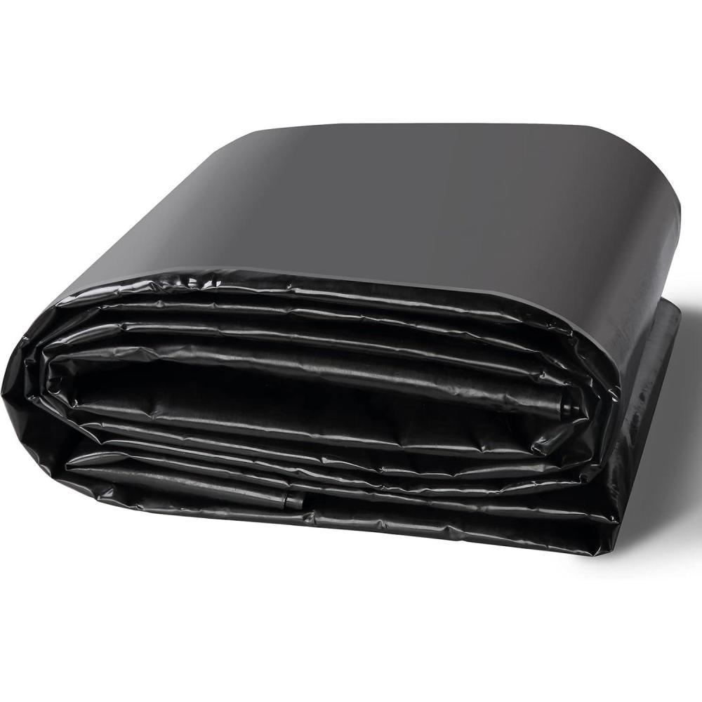 image:imageVEVOR 10 x 13 ft Pond Liner 20 Mil Thickness Pliable amp Durable LLDPE Material Easy Cutting Underlayment for Fish or KoiWaterfall Fountains Water Gardens Black10 x 13 ft