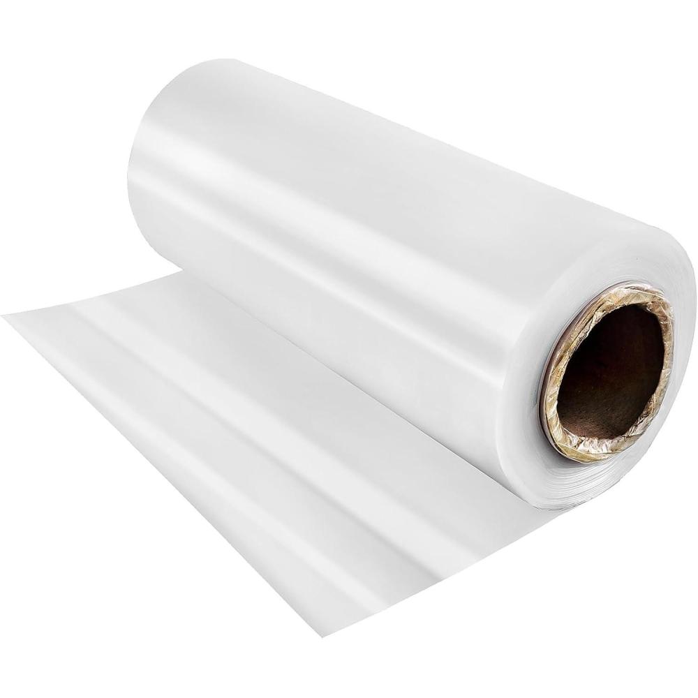 image:imageVEVOR Greenhouse Plastic Sheeting 8 x 25 ft 6 Mil Thickness UV Resistant Clear Polyethylene Film Hoop Green House Cover for Farms Agriculture Garden12 x 25 ft