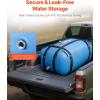 VEVOR 240L/63.4 Gallon Water Storage Bladder, Portable RV Water Tank, 1000D PVC Collapsible Water Storage Containers, Soft Water Storage Bag, Water Bladder, Fire Prevention, Camping, Emergency Water(Blue)
