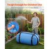 VEVOR 240L/63.4 Gallon Water Storage Bladder, Portable RV Water Tank, 1000D PVC Collapsible Water Storage Containers, Soft Water Storage Bag, Water Bladder, Fire Prevention, Camping, Emergency Water(Blue)
