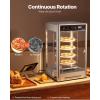 VEVOR 2-Tier Commercial Food Warmer Display, 850W Food Display Warmer w/Tempered Glass and Steam Heating, 86℉~185℉ Temperature Control, 111L Large Capacity for Hamburger, Pizza, Bread, Fried Chicken(4-Tier（14″）)