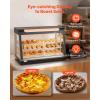 VEVOR 2-Tier Commercial Food Warmer Display, 850W Food Display Warmer w/Tempered Glass and Steam Heating, 86℉~185℉ Temperature Control, 111L Large Capacity for Hamburger, Pizza, Bread, Fried Chicken(3-Tier（137QT）)