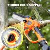 VEVOR 2-in-1 Cordless Pole Saw & Mini Chainsaw, 20V 2Ah Battery Pole Chainsaw, 5″ Cutting Capacity 14Ft Reach Pole Saw for Branch Cutting & Tree Trimming (Battery and Blade Cover Included)(20V 2Ah renewed)