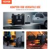 VEVOR 8KW Diesel Air Heater, 12V/24V All in One, Bluetooth APP Control, Remote Control and Display Screen, CO Alarm, Fast Heating Vertical Portable for Vehicles, Garage(Black)
