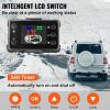 VEVOR 8KW Diesel Air Heater with Muffler, 12V with Remote Control and LCD Switch for Vehicles, Trucks, Motorhomes, Boats, and Buses(Black)