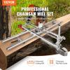 VEVOR Chainsaw Mill and Rail Mill Guide System, Portable Sawmill 14″-36″ Guide Bar, 9ft Aluminum Saw Milling Rail Guide with Chainsaw Planking Mill for Woodworkers and Carpenters