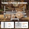 VEVOR Chainsaw Mill and Rail Mill Guide System, Portable Sawmill 14″-36″ Guide Bar, 9ft Aluminum Saw Milling Rail Guide with Chainsaw Planking Mill for Woodworkers and Carpenters