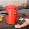 VEVOR Commercial Beverage Dispenser, 4 Tanks 10 L / 10.6 QT Per Tank Juice Dispenser, 430W Stainless Steel Ice Tea Drink Machine with 45°F-54°F Cooling Temperature, for Cold Drink Restaurant Bar Party(1 Dispenser × 17.2 L)