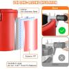 VEVOR Commercial Beverage Dispenser, 4 Tanks 10 L / 10.6 QT Per Tank Juice Dispenser, 430W Stainless Steel Ice Tea Drink Machine with 45°F-54°F Cooling Temperature, for Cold Drink Restaurant Bar Party(1 Dispenser × 17.2 L)