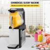 VEVOR Commercial Slushy Machine 10L Slushie Machine Frozen Drink Maker 600W Stainless Steel Margarita Wine Slush Smoothies Maker for Commercial and Home Use