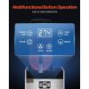 VEVOR Commercial Slushy Machine, 12L Single Tank Frozen Drink Machine, 48 Cups Stainless Steel Margarita Smoothie Frozen Drink Maker, Slushie Maker for Home Party Restaurants Cafe Bars(Black)