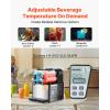VEVOR Commercial Slushy Machine, 3L x 2 Double Tank Frozen Beverage Maker, 24-Cup Stainless Steel Slushie Machine, Margarita Frozen Drink Smoothie Maker, for Restaurants, Bars, Cafes & Food Truck(0.8 Gal x 2 / 3 L x 2)
