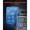 VEVOR Commercial Slushy Machine, 4L Single Tank Frozen Drink Machine, 16 Cups Stainless Steel Margarita Smoothie Frozen Drink Maker, Slushie Maker for Home Party Restaurants Cafe Bars(4L*1)