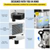 VEVOR Commercial Slushy Machine, 6 L x 2 Tanks 50 Cups Margarita Machine, 700W 110V Stainless Steel Smoothie Frozen Drink Maker, Perfect for Supermarkets Cafes Restaurants Bars and Home Use, Silver(6L*1)
